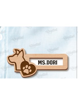 Σετ των 2 Intra απο ξύλο plywood 3mm-4mm πάχος Σήμα με όνομα παραθύρου κοπής με λέιζερ Δίασταση 30x20 cm INTRAFABR-123033986