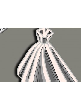 Σετ των 2 Intra απο ξύλο plywood 3mm-4mm πάχος Ballerina Multilayer /Cutting  Δίασταση 30x20 cm INTRAFABR-61873598