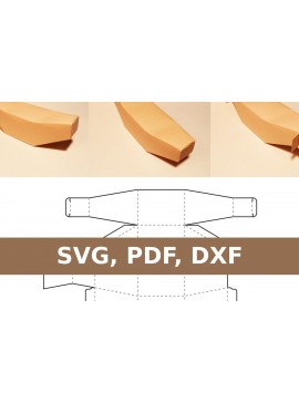 Σετ των 2 Intra απο ξύλο plywood 3mm-4mm πάχος Κουτί μπανάνας Δίασταση 15x15 cm INTRAFABR-33278310