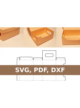 Σετ των 2 Intra απο ξύλο plywood 3mm-4mm πάχος Κουτί τραπεζιτών Δίασταση 15x15 cm INTRAFABR-33278601