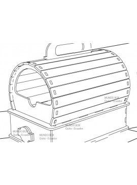 Σετ των 3 Intra απο ξύλο plywood 3mm-4mm πάχος Bar Barrel Wine Liquor Holder Δίασταση 4x4 cm INTRAFABR-122626406
