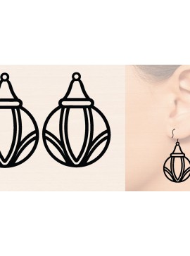 Σετ των 2 Intra απο ξύλο plywood 3mm-4mm πάχος Ξύλινα σκουλαρίκια μπέιζμπολ με Δίασταση 3000x3000 cm INTRAFABR-118025287