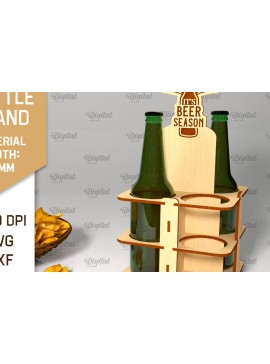 Σετ των 2 Intra απο ξύλο plywood 3mm-4mm πάχος Βάση μπουκαλιών μπύρας Ξύλινη Δίασταση 30x20 cm INTRAFABR-96802958