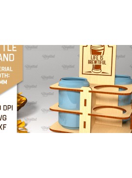 Intra απο ξύλο plywood 3mm-4mm πάχος Βάση μπουκαλιών μπύρας Ξύλινη Δίασταση 30x20 cm INTRAFABR-96803011