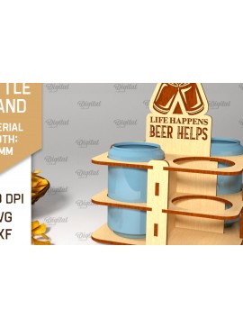 Intra απο ξύλο plywood 3mm-4mm πάχος Βάση μπουκαλιών μπύρας Ξύλινη Δίασταση 30x20 cm INTRAFABR-96803032