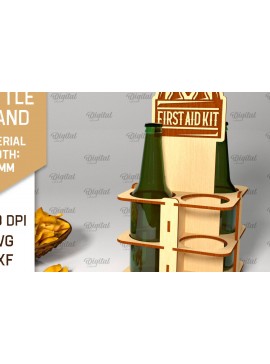 Σετ των 2 Intra απο ξύλο plywood 3mm-4mm πάχος Βάση μπουκαλιών μπύρας Ξύλινη Δίασταση 30x20 cm INTRAFABR-96803103