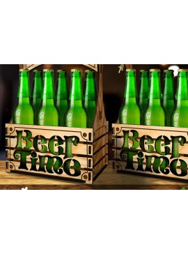 Σετ των 2 Intra απο ξύλο plywood 3mm-4mm πάχος Θήκη μπύρας Δίασταση 30x20 cm INTRAFABR-70932133