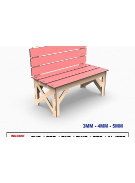 Σετ των 2 Intra απο ξύλο plywood 3mm-4mm πάχος κοπής με λέιζερ πάγκου, βάση οθόνης Δίασταση 30x20 cm INTRAFABR-108118348