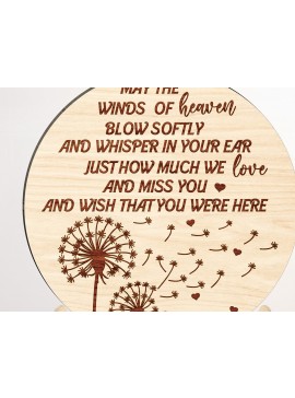 Σετ των 2 Intra απο ξύλο plywood 3mm-4mm πάχος Περικοπής Δώρου Πένθους Δίασταση 15x15 cm INTRAFABR-100245270