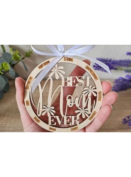 Σετ των 3 Intra απο ξύλο plywood 3mm-4mm πάχος Καλύτερο στολίδι μαμάς | Mother Δίασταση 6x6 cm INTRAFABR-118833512