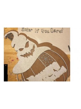Σετ των 2 Intra απο ξύλο plywood 3mm-4mm πάχος Προσοχή σταντ κολοκύθας Δίασταση 15x15 cm INTRAFABR-102832688