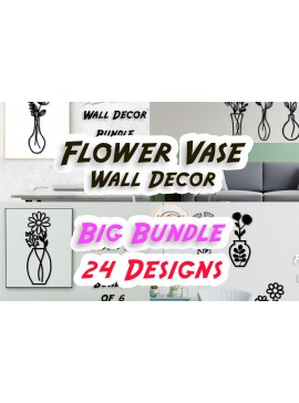 Σετ των 2 Intra απο ξύλο plywood 3mm-4mm πάχος μεγάλου βάζου λουλουδιών Cut  Δίασταση 40x40 cm INTRAFABR-69402698