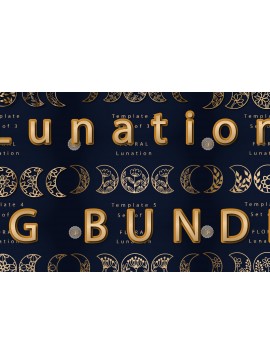 Σετ των 2 Intra απο ξύλο plywood 3mm-4mm πάχος Big Lunation Floral Cut  Δίασταση 40x40 cm INTRAFABR-69411175