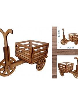 Σετ των 2 Intra απο ξύλο plywood 3mm-4mm πάχος Ποδήλατο - Δίασταση 15x15 cm INTRAFABR-29819698