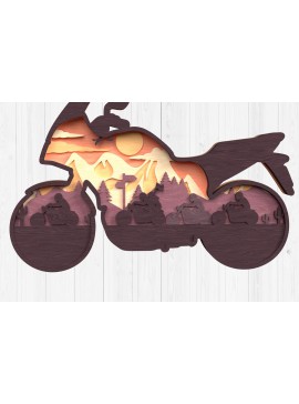 Intra απο ξύλο plywood 3mm-4mm πάχος αποκοπής Landscape Group Biker Group Δίασταση 30x20 cm INTRAFABR-120349219