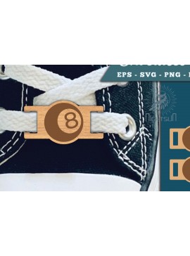 Σετ των 2 Intra απο ξύλο plywood 3mm-4mm πάχος Κορδόνια μπάλας μπιλιάρδου Ετικέτες Δίασταση 15x15 cm INTRAFABR-112189887