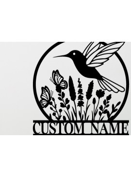 Σετ των 2 Intra απο ξύλο plywood 3mm-4mm πάχος Μεταλλικές επιγραφές πουλιών Δίασταση 30x20 cm INTRAFABR-111468122