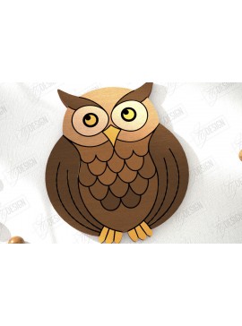 Σετ των 2 Intra απο ξύλο plywood 3mm-4mm πάχος Καρφίτσα πουλιών | Κοσμήματα | Αξεσουάρ Δίασταση 15x15 cm INTRAFABR-110748325