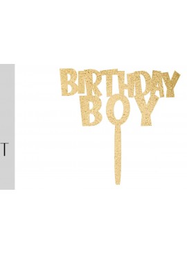 Σετ των 2 Intra απο ξύλο plywood 3mm-4mm πάχος κοπής Topper για τούρτα γενεθλίων Δίασταση 15x15 cm INTRAFABR-9777888