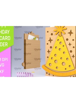 Σετ των 2 Intra απο ξύλο plywood 3mm-4mm πάχος Θήκη δώρου γενεθλίων με Δίασταση 15x15 cm INTRAFABR-96558771