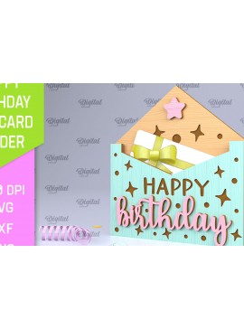 Σετ των 3 Intra απο ξύλο plywood 3mm-4mm πάχος Θήκη δώρου γενεθλίων με Δίασταση 15x15 cm INTRAFABR-96558456