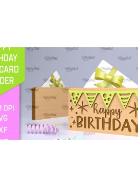 Σετ των 2 Intra απο ξύλο plywood 3mm-4mm πάχος Θήκη δώρου γενεθλίων με Δίασταση 15x15 cm INTRAFABR-96558645