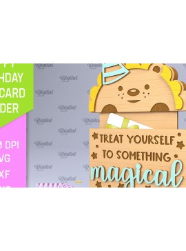 Σετ των 2 Intra απο ξύλο plywood 3mm-4mm πάχος Θήκη δώρου γενεθλίων με Δίασταση 15x15 cm INTRAFABR-96558747