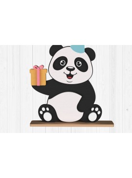 Intra απο ξύλο plywood 3mm-4mm πάχος Πάντα γενεθλίων με δώρο Design Δίασταση 30x20 cm INTRAFABR-111001753