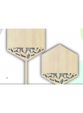 Intra απο ξύλο plywood 3mm-4mm πάχος Blank Shape Cake Topper , Κενό πλαίσιο Δίασταση 20x30 cm INTRAFABR-31213127
