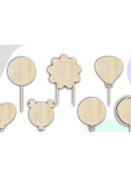 Intra απο ξύλο plywood 3mm-4mm πάχος Blank Shape Cake Topper Δίασταση 20x30 cm INTRAFABR-31215594