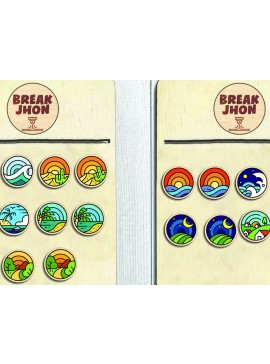 Σετ των 3 Intra απο ξύλο plywood 3mm-4mm πάχος Bndle Stud Earrings Cut File-Break Jhon Δίασταση 3x3 cm INTRAFABR-94959469