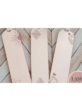 Σετ των 2 Intra απο ξύλο plywood 3mm-4mm πάχος Boho Bookmarks Δίασταση 15x15 cm INTRAFABR-71614142