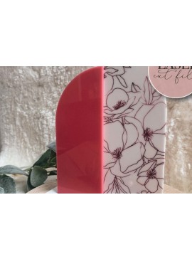 Σετ των 2 Intra απο ξύλο plywood 3mm-4mm πάχος Boho Double Arch Floral Stand Δίασταση 15x15 cm INTRAFABR-70532667