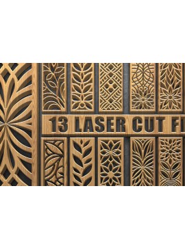 Intra απο ξύλο plywood 3mm-4mm πάχος Boho Floral γεωμετρικό πάνελ Δίασταση 3600x5400 cm INTRAFABR-122882913