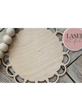 Intra απο ξύλο plywood 3mm-4mm πάχος Boho Flower Δίασταση 30x20 cm INTRAFABR-70595081