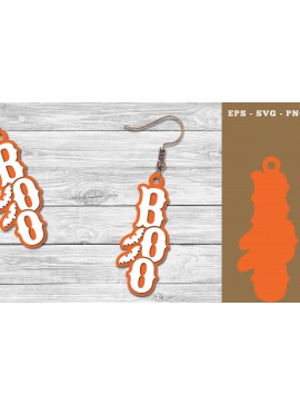 Σετ των 3 Intra απο ξύλο plywood 3mm-4mm πάχος Σκουλαρίκια Boo Δίασταση 3x3 cm INTRAFABR-111526735