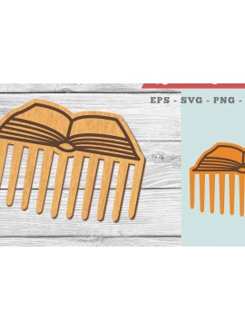 Σετ των 3 Intra απο ξύλο plywood 3mm-4mm πάχος Βιβλίο Comb Δίασταση 15x15 cm INTRAFABR-104777596