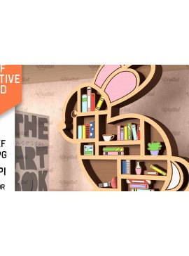 Intra απο ξύλο plywood 3mm-4mm πάχος Διακοσμητικό σταντ ράφι βιβλίου Δίασταση 30x20 cm INTRAFABR-98706054