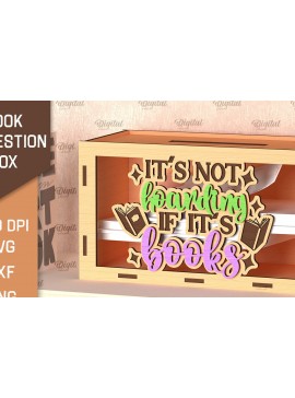 Σετ των 2 Intra απο ξύλο plywood 3mm-4mm πάχος Βιβλίο Suggestion Box Δίασταση 30x20 cm INTRAFABR-99621030