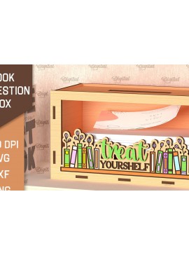 Σετ των 2 Intra απο ξύλο plywood 3mm-4mm πάχος Βιβλίο Suggestion Box Δίασταση 30x20 cm INTRAFABR-99621542