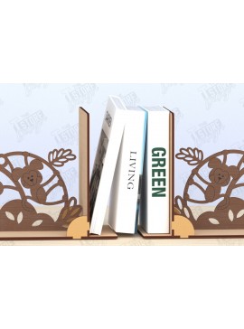 Σετ των 3 Intra απο ξύλο plywood 3mm-4mm πάχος Βιβλιοθήκη με λέιζερ | Πώμα βιβλίου | CNC Δίασταση 15x15 cm INTRAFABR-120176802