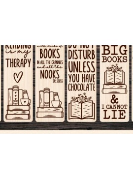 Σετ των 3 Intra απο ξύλο plywood 3mm-4mm πάχος Δέσμη σελιδοδείκτη Δίασταση 10x20 cm INTRAFABR-69851261