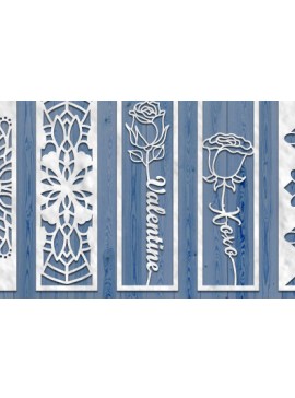 Σετ των 2 Intra απο ξύλο plywood 3mm-4mm πάχος Σελιδοδείκτης Πασχαλινό σχέδιο Δίασταση 15x15 cm INTRAFABR-64348985