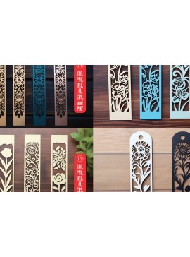 Σετ των 2 Intra απο ξύλο plywood 3mm-4mm πάχος Σελιδοδείκτης δέσμης Cut  Δίασταση 10x20 cm INTRAFABR-86538306