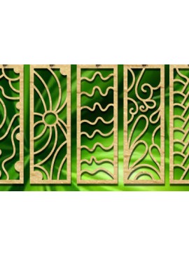 Σετ των 2 Intra απο ξύλο plywood 3mm-4mm πάχος Σελιδοδείκτης Design Δίασταση 40x40 cm INTRAFABR-68136509