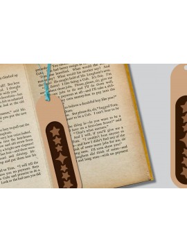 Σετ των 2 Intra απο ξύλο plywood 3mm-4mm πάχος Σελιδοδείκτης  -  Δίασταση 10x20 cm INTRAFABR-117823344