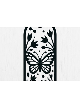 Σετ των 2 Intra απο ξύλο plywood 3mm-4mm πάχος Προσθήκη σελιδοδείκτη Paper Cut Design 12 Δίασταση 15x15 cm INTRAFABR-121111232