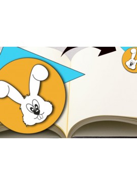 Σετ των 2 Intra απο ξύλο plywood 3mm-4mm πάχος Σελιδοδείκτης κουνέλι Δίασταση 10x20 cm INTRAFABR-24798665