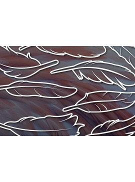 Σετ των 2 Intra απο ξύλο plywood 3mm-4mm πάχος Σελιδοδείκτες Φτερά με Δίασταση 10x20 cm INTRAFABR-69108090