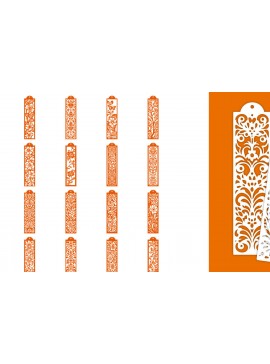 Σετ των 3 Intra απο ξύλο plywood 3mm-4mm πάχος Σελιδοδείκτες Δίασταση 2x8 cm INTRAFABR-112522662